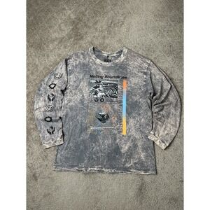 Mens Long Sleeve VOLCHOK X MELT MELTING BOUNDARIES, Streetwear Size L